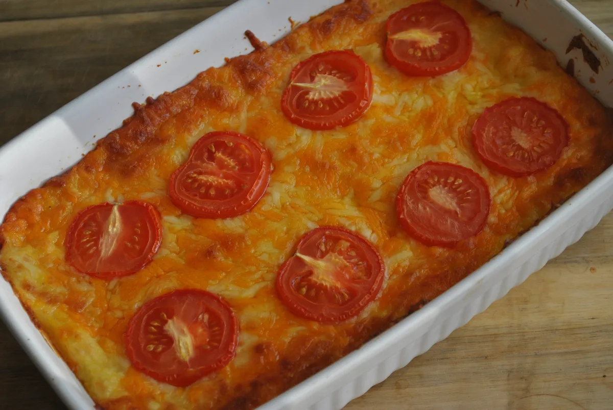 Super Simple and Cheap Cheese and Potato Pie recipe - 2