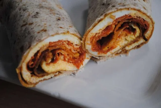 Egg and Chorizo Breakfast Wrap Recipe