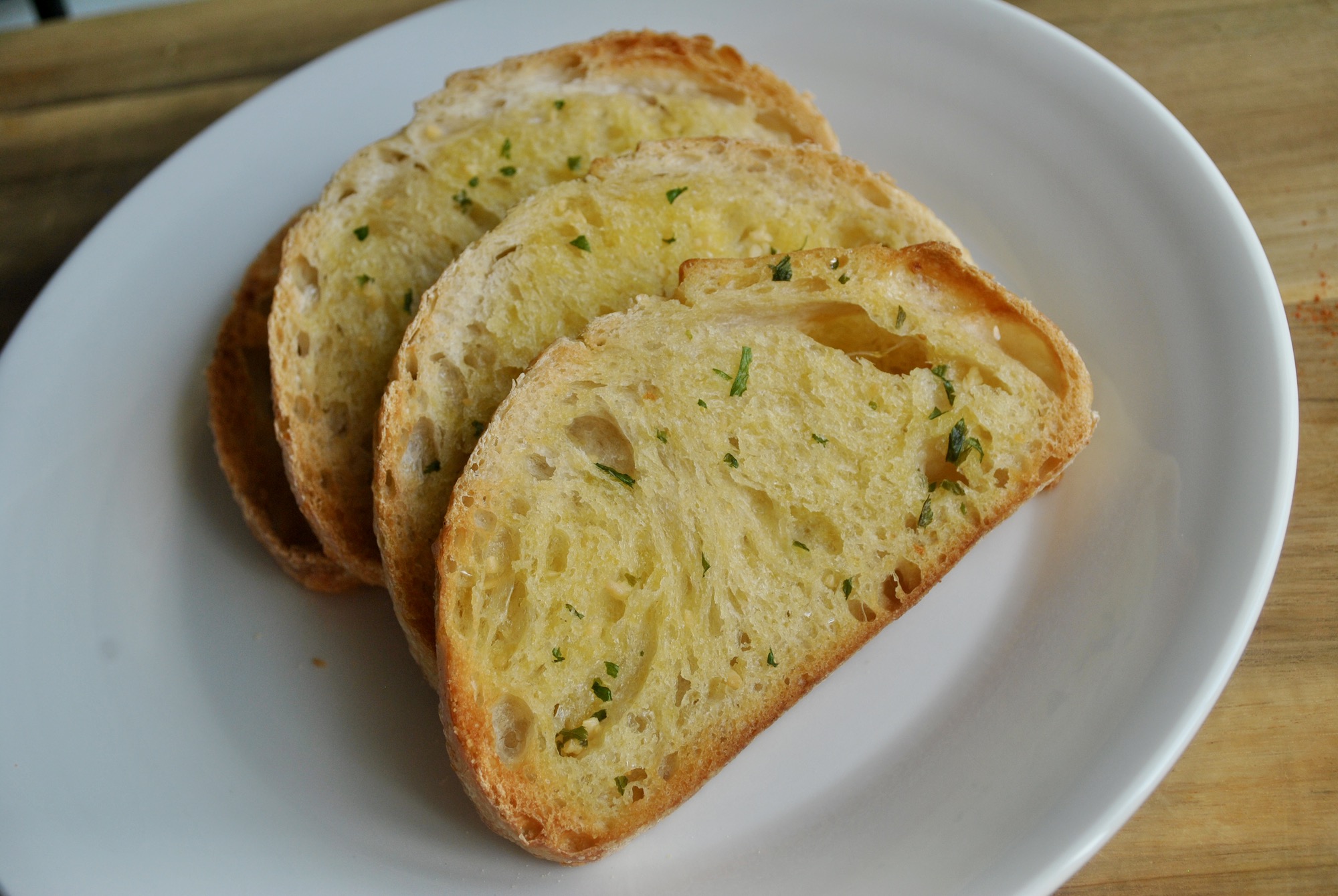 home made garlic bread toast recipe - 1