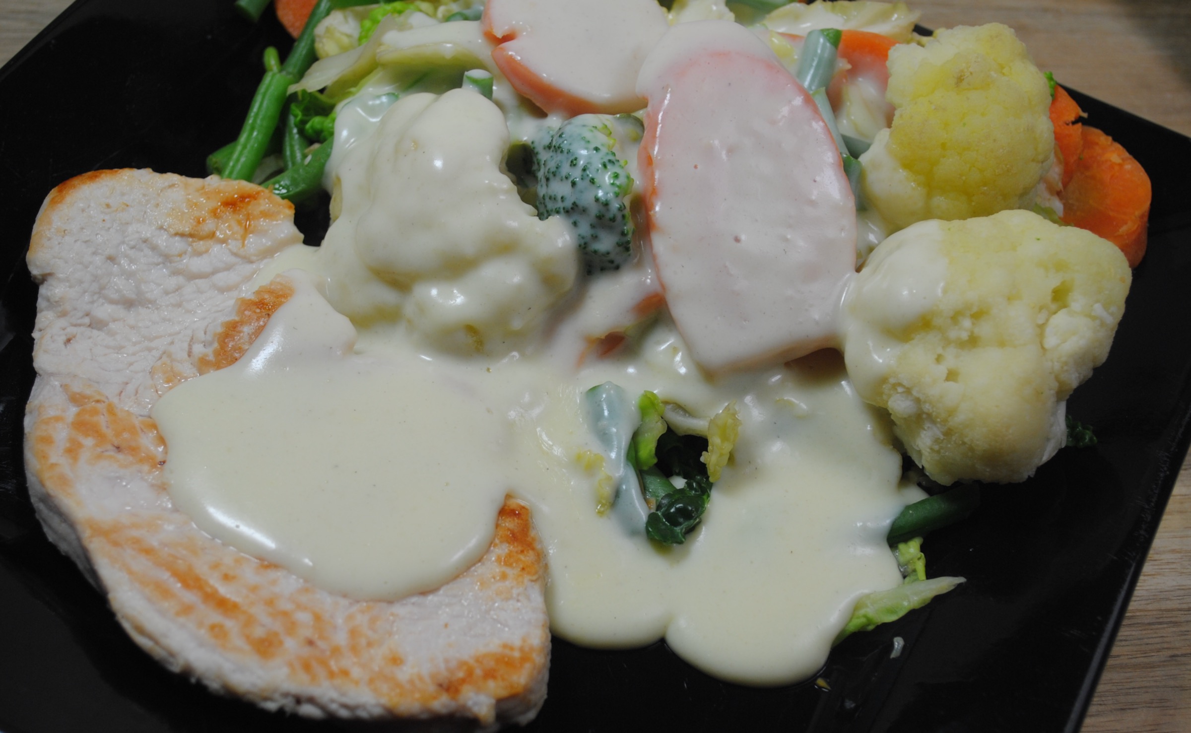 Chicken And Veg With Creamy Butter Sauce Recipe - 1
