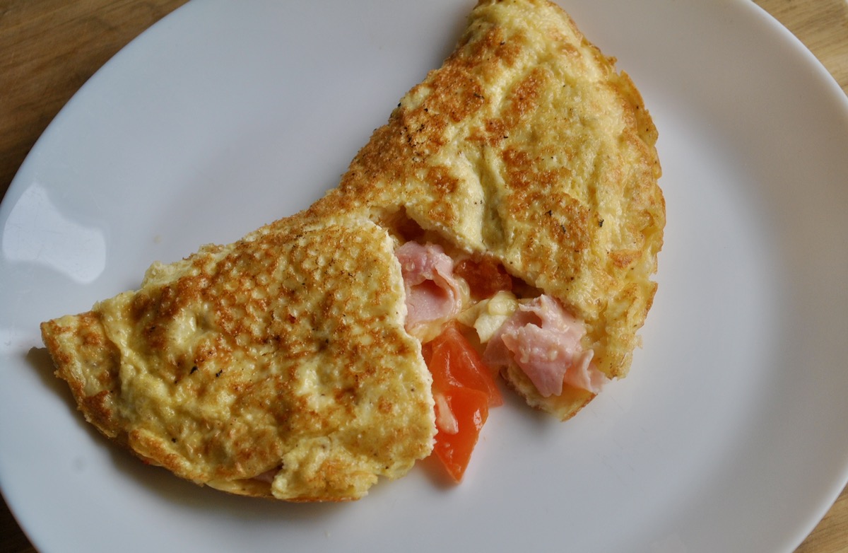 Ham cheese Omelette recipe - 2