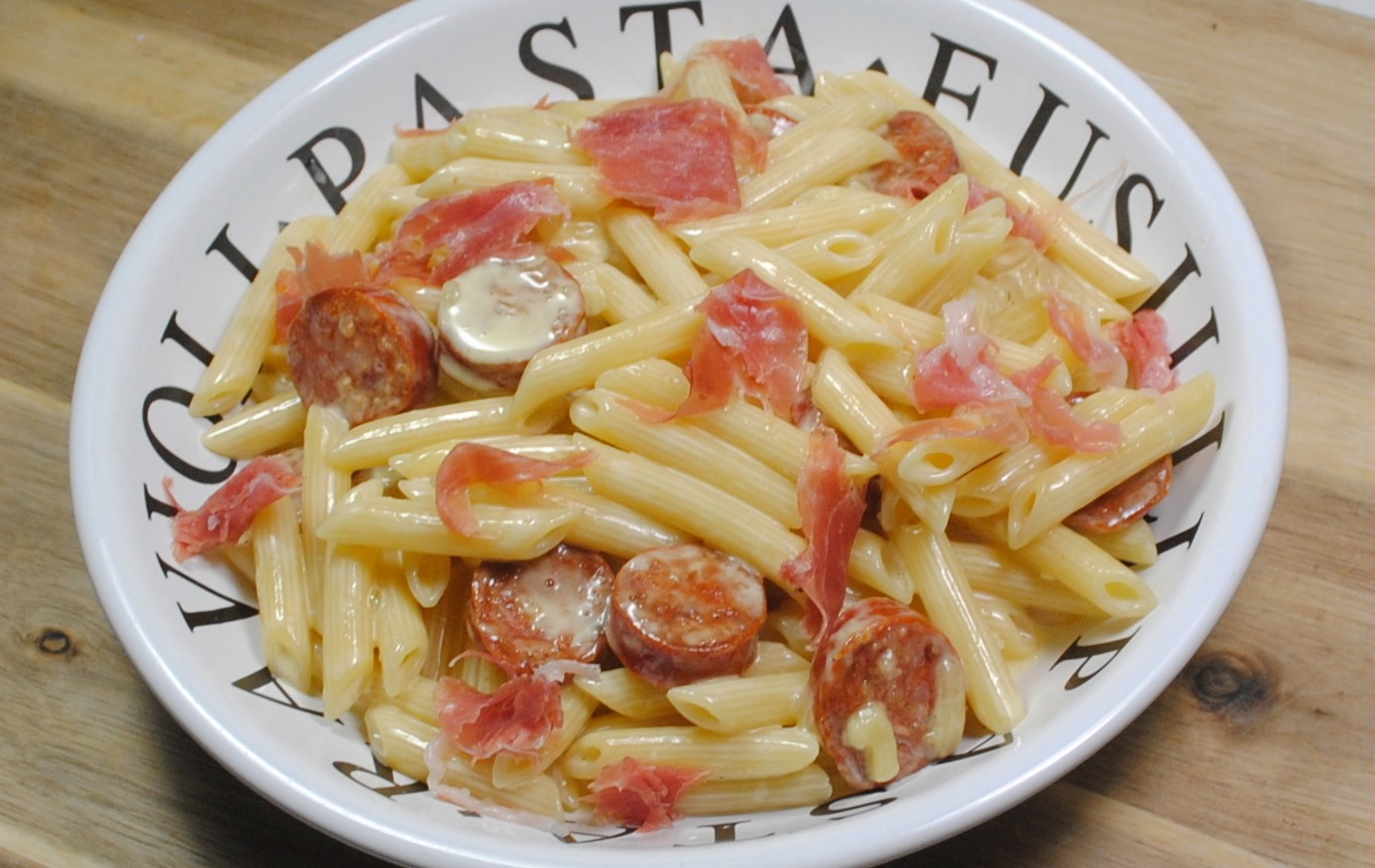 Chorizo Pasta Carbonara For One Recipe - 2