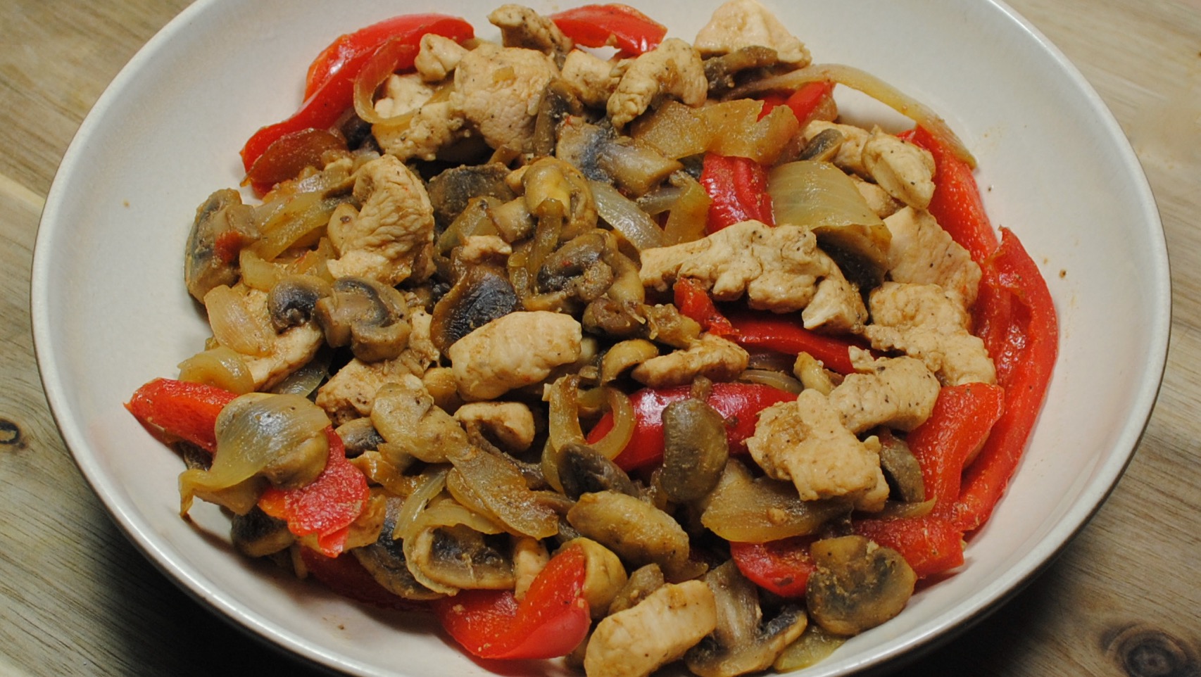 Pepper Chicken Stirfry Recipe - 1