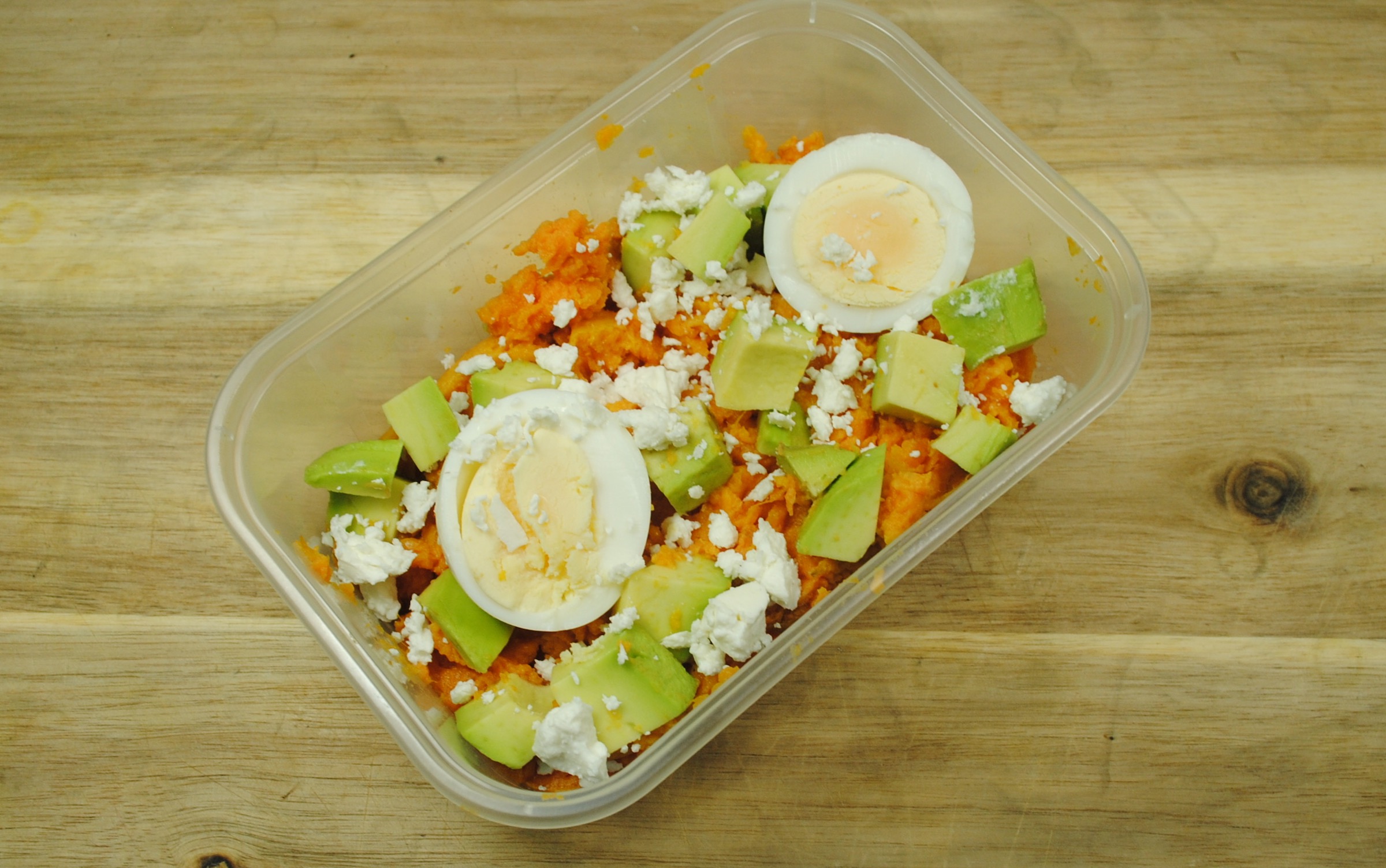 Sweet Potato and Egg Salad Box Recipe - 2