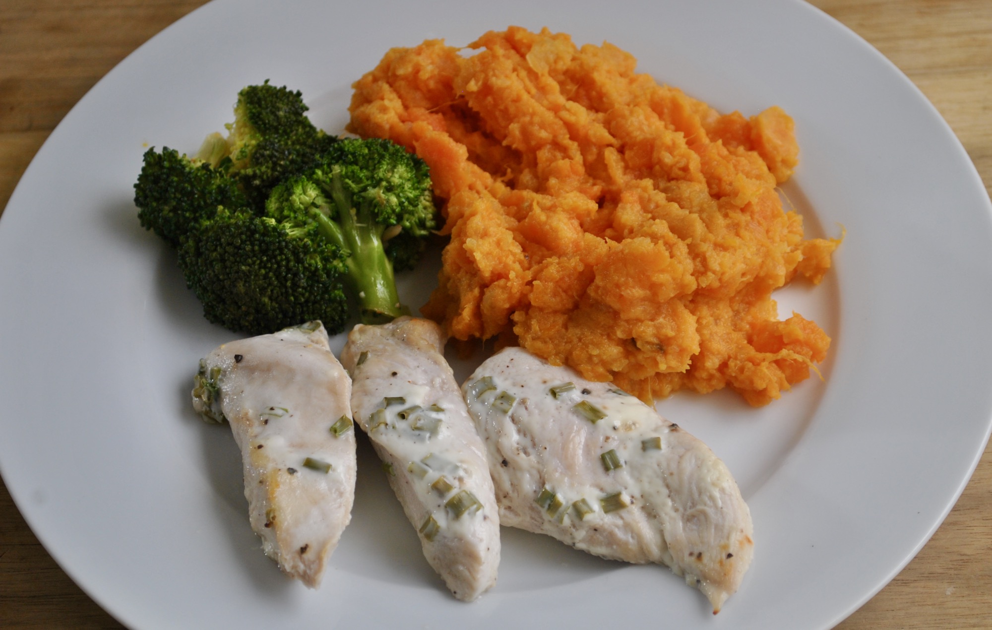 Mustard Chicken Swede Sweet Potato and Carrot Mash recipe - 1