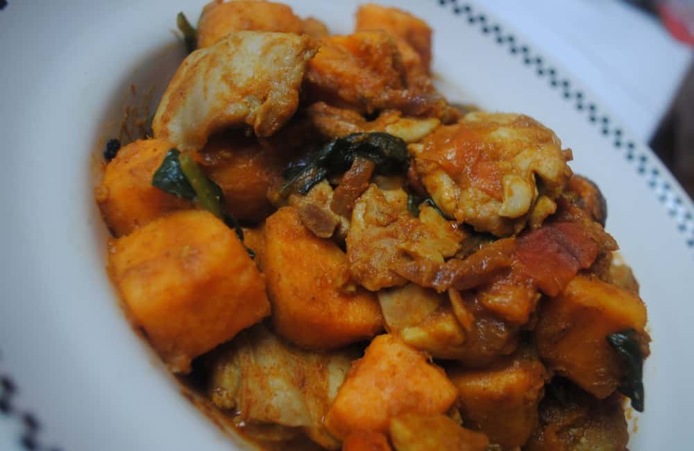 sweet potato chicken curry 1