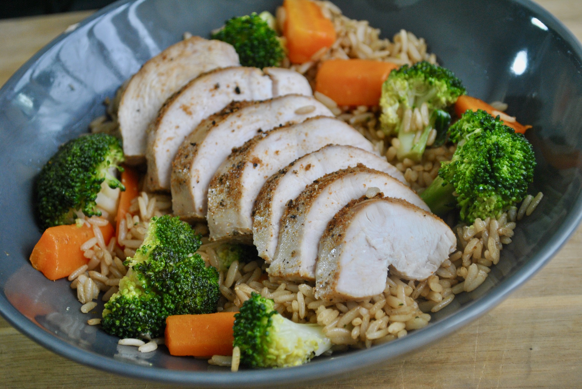 Chicken and Vegetable Brown Rice recipe - 1