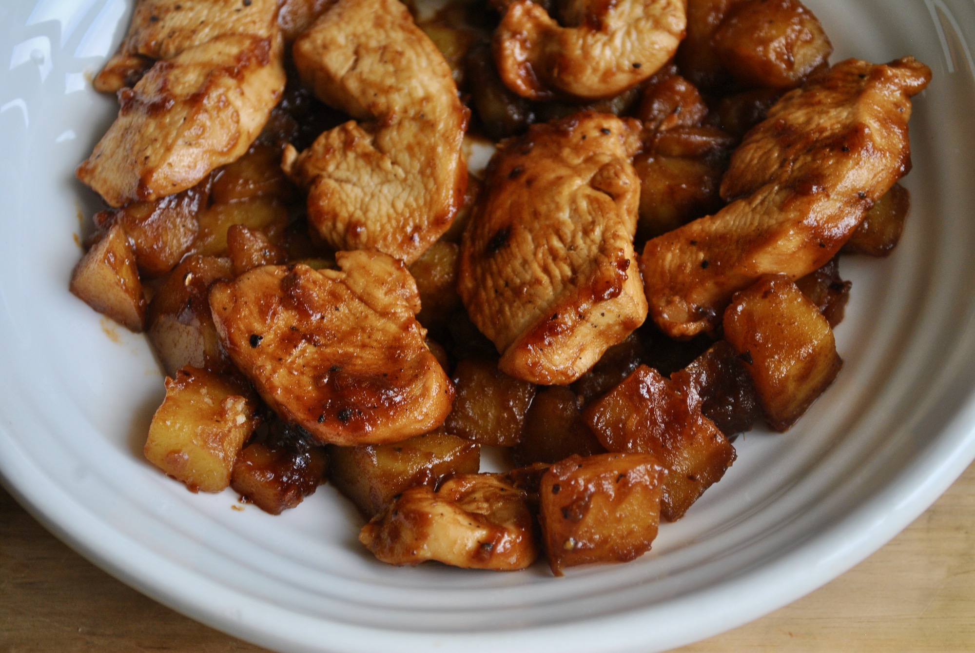 Easy Ginger Chicken and Chinese Potatoes Recipe - 1