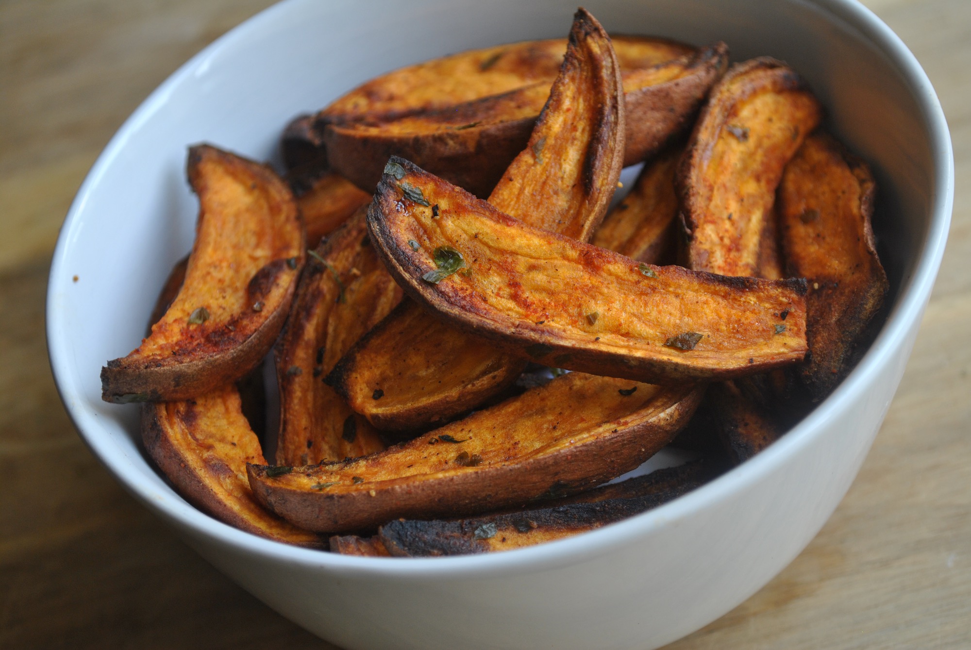 Spicy Sweet Potato Wedges recipe - 1