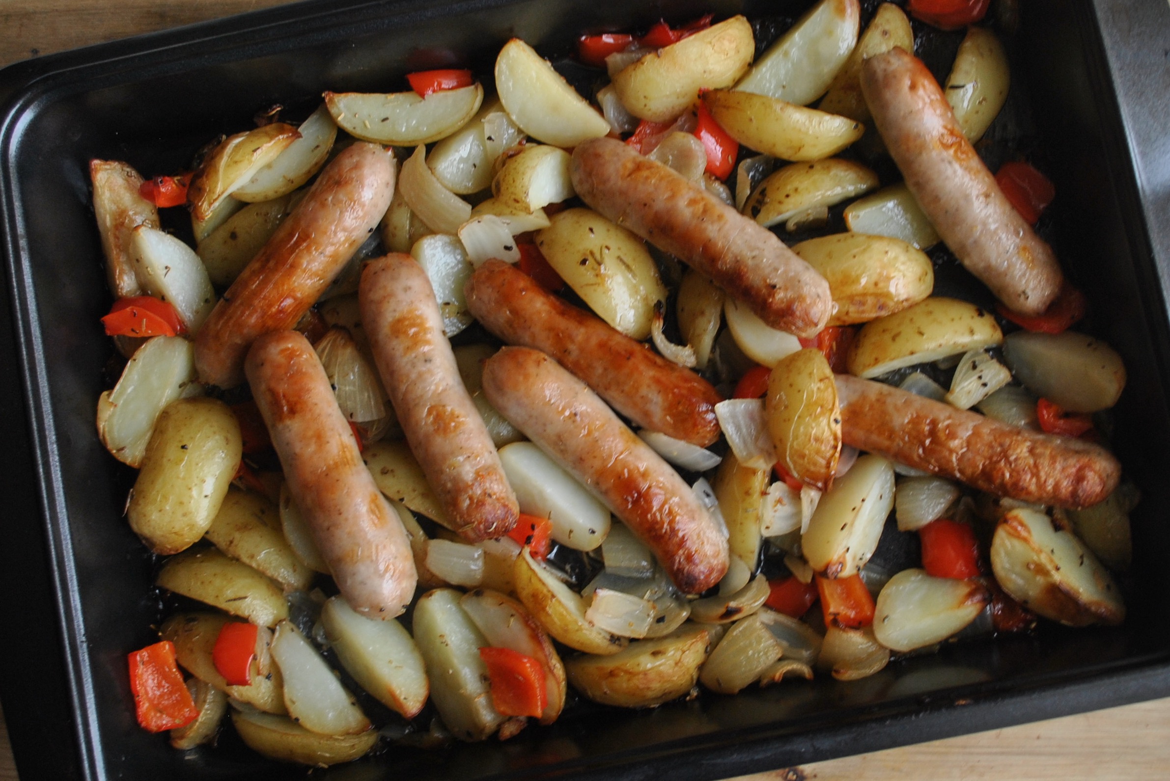 one pan sausage poatoes recipe - 3