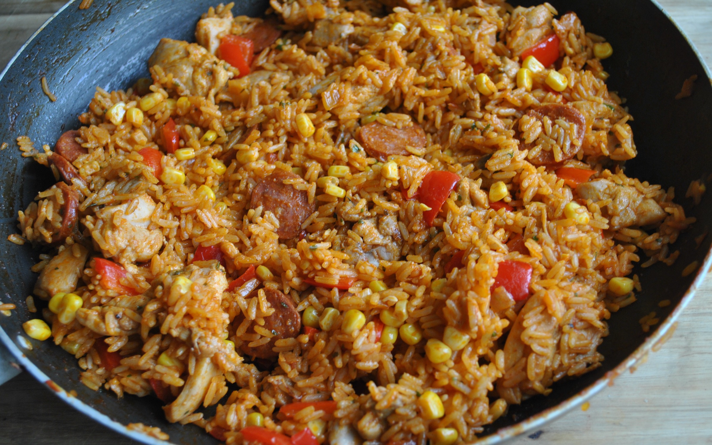 chicken chorizo rice