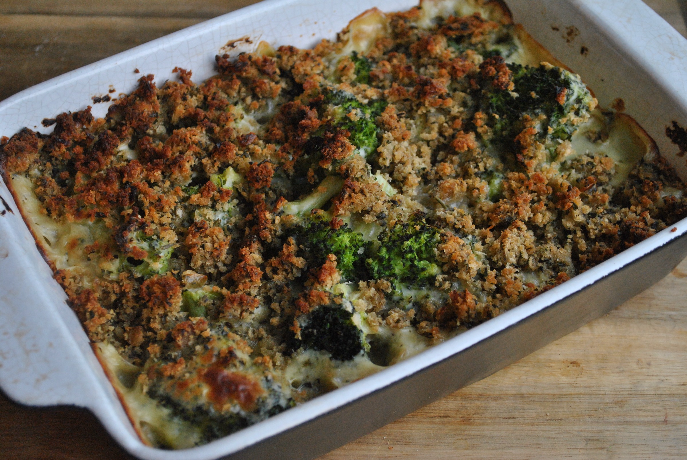 Cheesy Broccoli Stuffing Gratin Recipe - 2